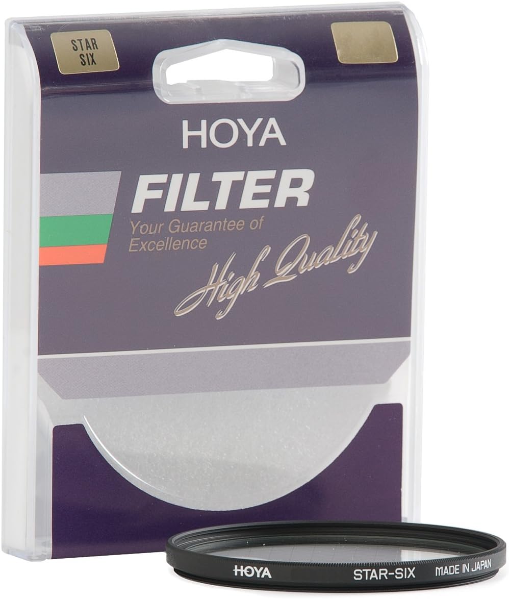 Hoya Sternfilter 6X 72mm Filter breit leuchtende Lichtreflexe mit Weichzeichnereffekt, 72mm