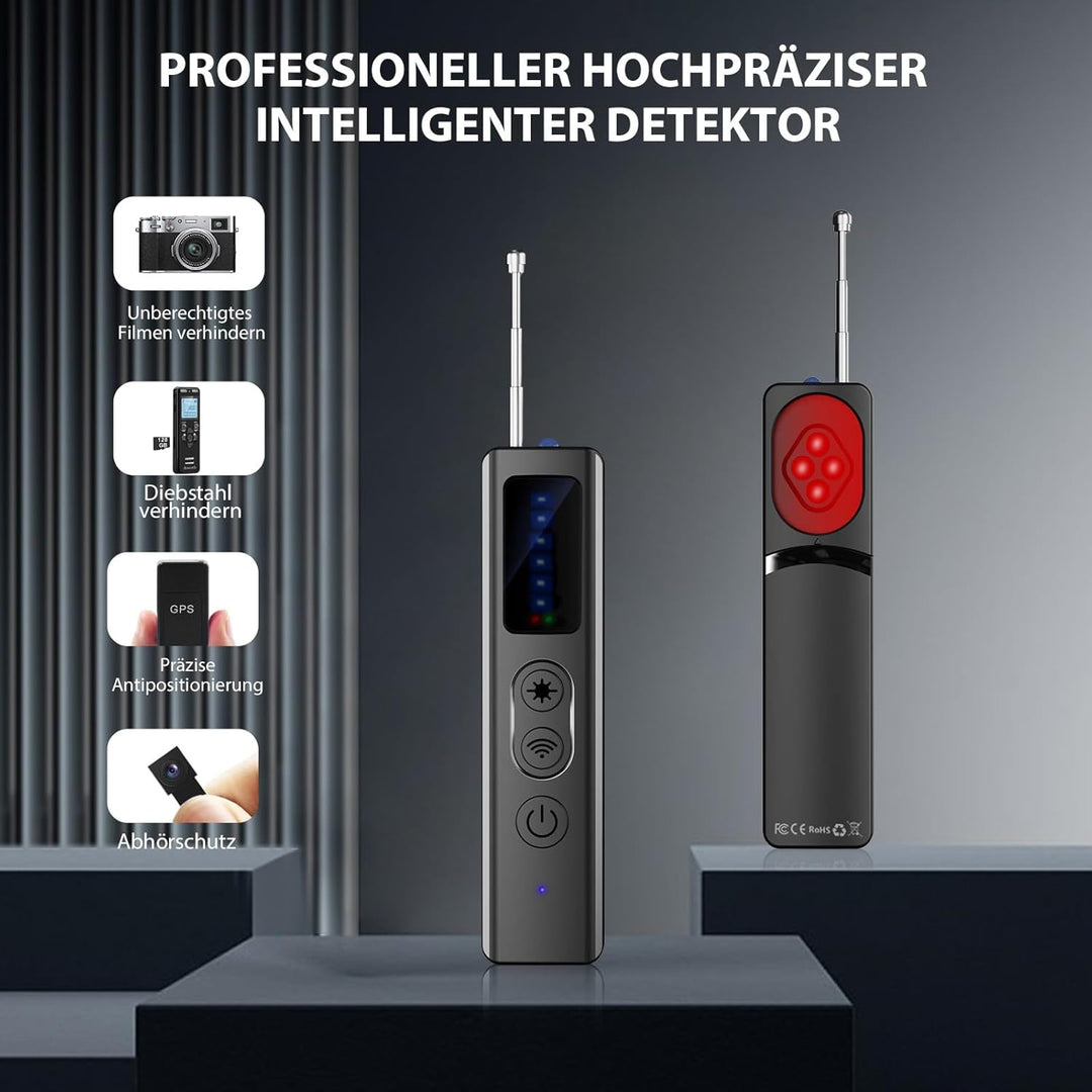 Wanzen Detektor Versteckte Kamera Finder Wanzenfinder Anti Spy Anti-Aufnahme Detektoren RF Signal Bu