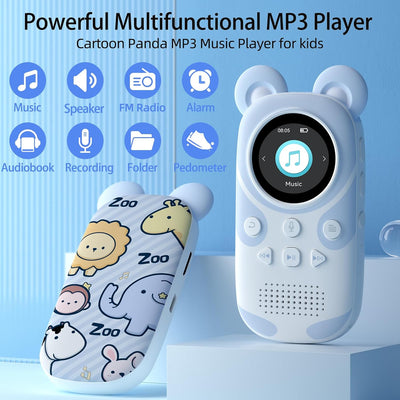 PINHUI Kinder MP3 Player Bluetooth 5.3 mit 32GB, musikplayer für Kinder,Lautsprecher, Aufhängeschnur