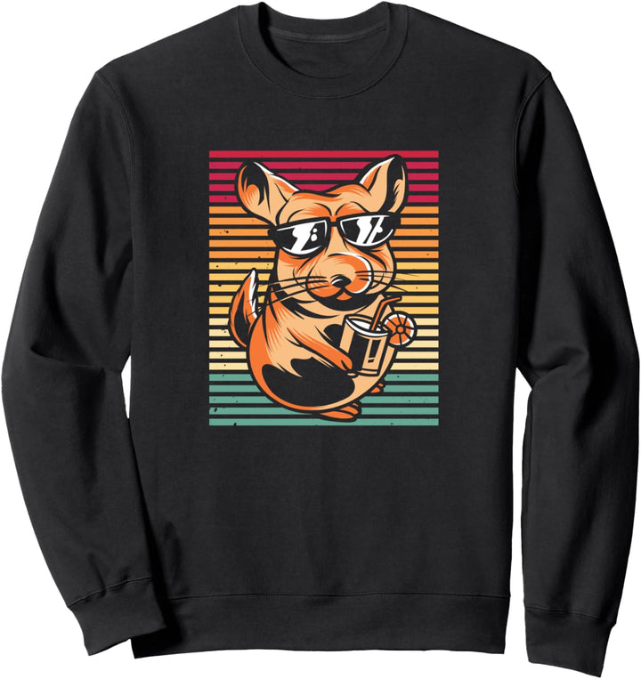 Retro Chinchilla Nagetier - Vintage Chinchilla Sweatshirt