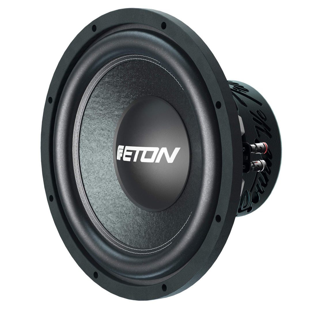 ETON PW 12: Kräftiger 30 cm / 12 Zoll Langhub Woofer, Bass fürs Auto, Bass Lautsprecher mit Ferritma