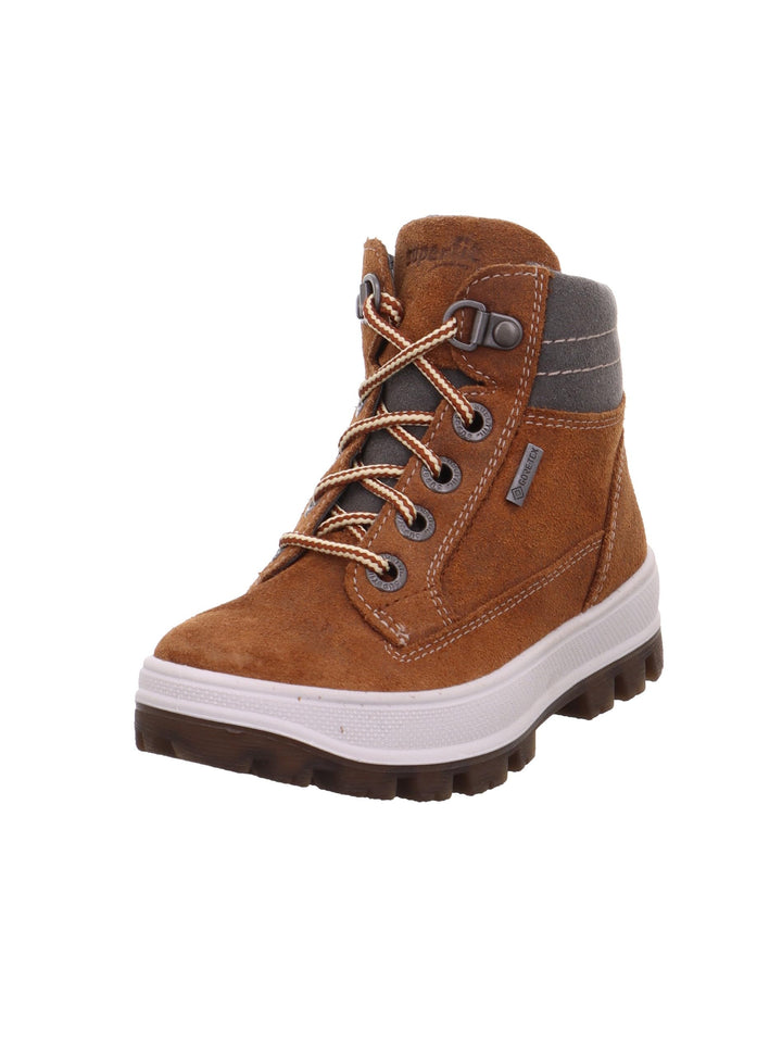 Superfit Jungen Tedd Warm Gefütterte Gore-tex Schneestiefel 27 EU Weit Braun Grau 3010, 27 EU Weit B