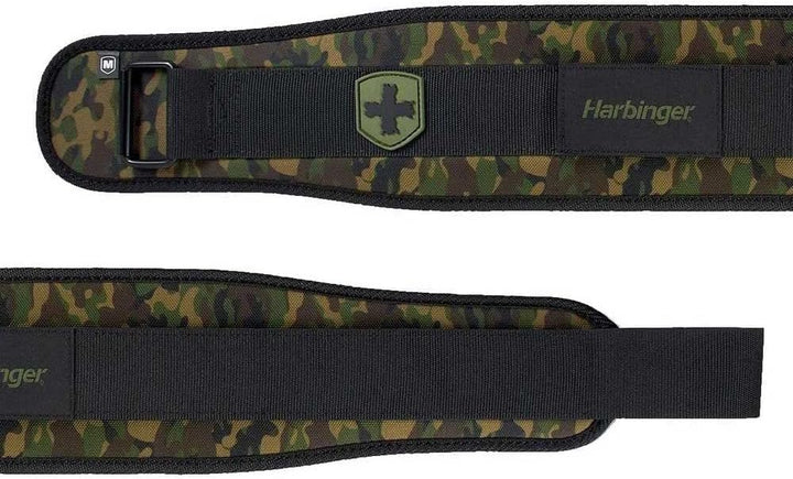 Harbinger Gewichthebergürtel aus Nylon, flexibler und ultraleichter Schaumstoffkern, 11,4 cm breit,