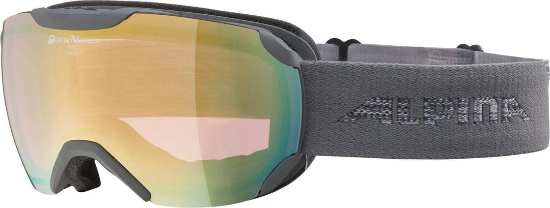 ALPINA PHEOS S QV - Verspiegelte, Selbsttönende & Kontrastverstärkende Skibrille Mit 100% UV-Schutz