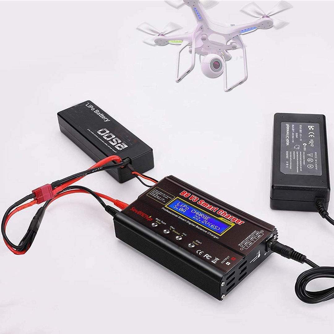 80W Lipo Ladegerät, IMAX B6 V3 lipo ladegerät Balancer für LiPo Li-Ionen-Lebensdauer NiCd NiMH LiHV