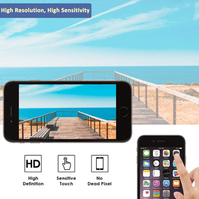 Yodoit Komplett Display für iPhone 6 LCD Bildschirm vormontiert 4.7" Schwarz mit homebutton, Montage