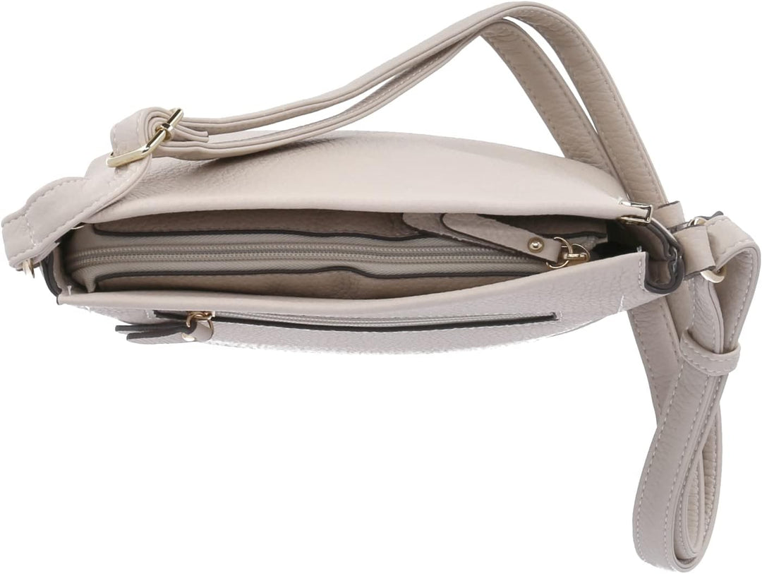 Gabor bags Gela Damen Umhängetasche Crossbody Bag Beige 25 x 6,5 x 23,5 Beige, 25 x 6,5 x 23,5 Beige