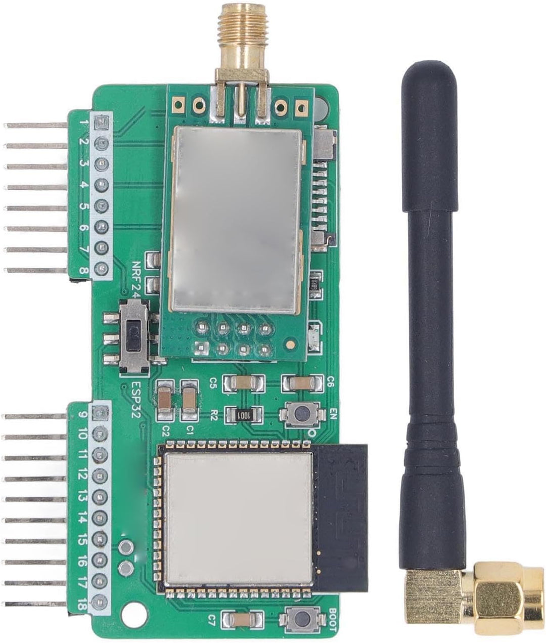 PCB-Entwicklungsplatine WiFi-Multiboard für Flipper Zero, NRF24+ESP32-Entwicklungsplatine Flipper Ze