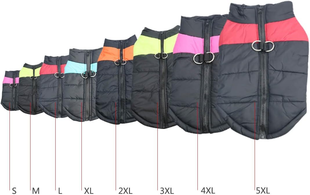 Idepet Haustier Hund Warm Mantel Jacke Wasserdichte Kleidung Kleine mittlere grosse Haustier Hund Ka