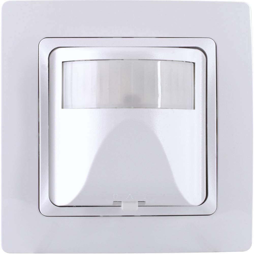 Kopp 808402013 Luxus Infrarot Bewegungsschalter, Arktis-weiss, (B x H) 50 mm x 50 mm Single, Single