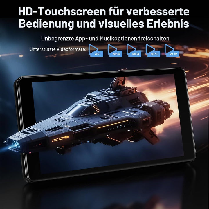 32GB MP3 Player mit Bluetooth und WiFi, Kamera, Oilsky 4,02" HD Android 13 Musikplayer mit Spotify,