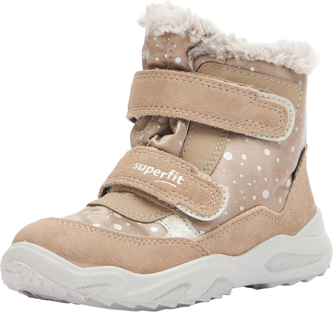 Superfit Mädchen Glacier Warm Gefütterte Gore-tex Schneestiefel 28 EU Weit Beige 4000, 28 EU Weit Be