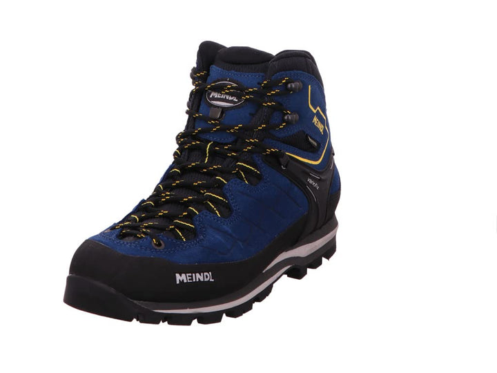 Meindl Herren Wanderstiefel 42.5 EU Marine Gelb, 42.5 EU Marine Gelb