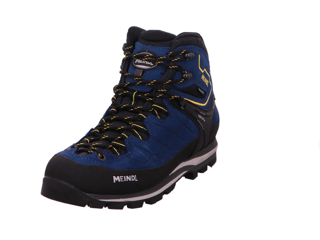 Meindl Herren Wanderstiefel 44 EU Marine Gelb, 44 EU Marine Gelb
