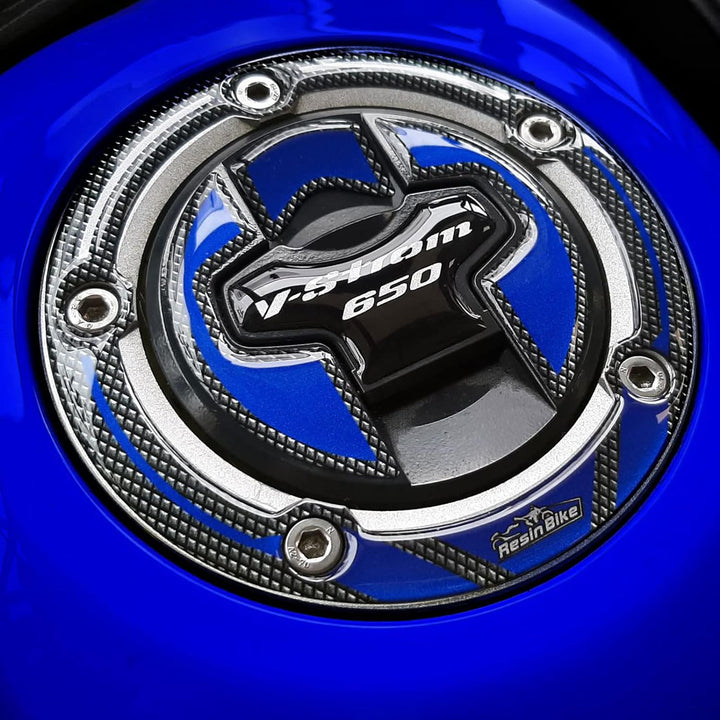 Aufkleber 3D Kompatibel Mit Suzuki V-Strom 650 XT 2020 2021 2022 Komplett-Set Blau