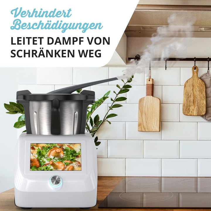 Dampfumleiter für Monsieur Cuisine Connect und Smart | Dampfableiter für Hängeschränke Schutz | Damp