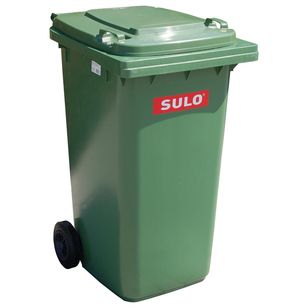 Mülltonne SULO 240 L Mülltonne Recycling Mülleimer Haushaltsmülleimer mit Deckel grün (22065)