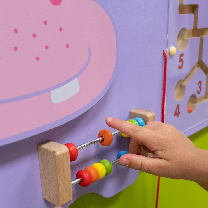 Eitech GmbH Viga Toys - Wall Toy Hippopotamus Nilpferd, Nilpferd