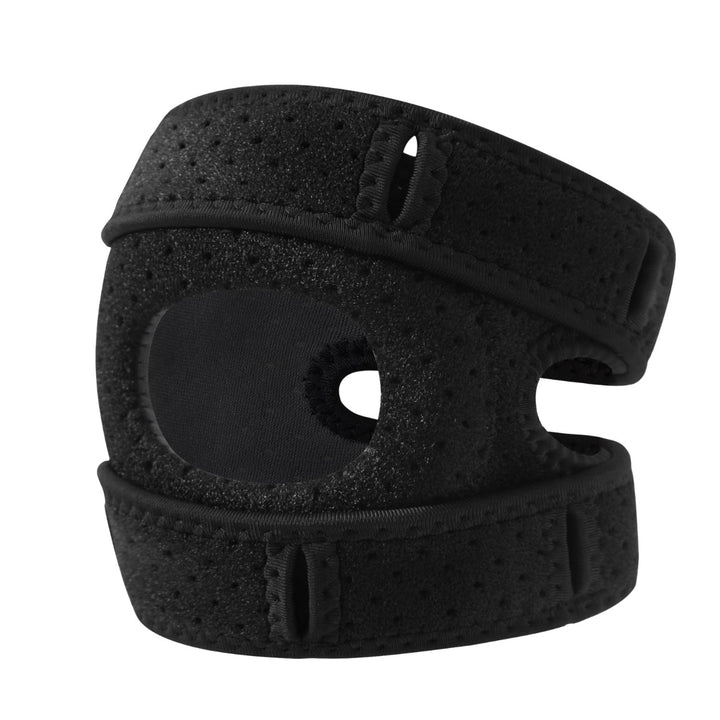 Guiguishiny Patellasehnen-Stützband,Sport Kniebandage mit Patella-Gelpolstern,Patella Kniebandage, V