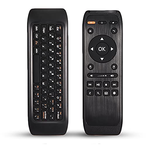 ciciglow Tragbare Air Maus, Kabellose Tastatur Fernbedienung, Kabellose Remote Tastatur, Ergonomisch