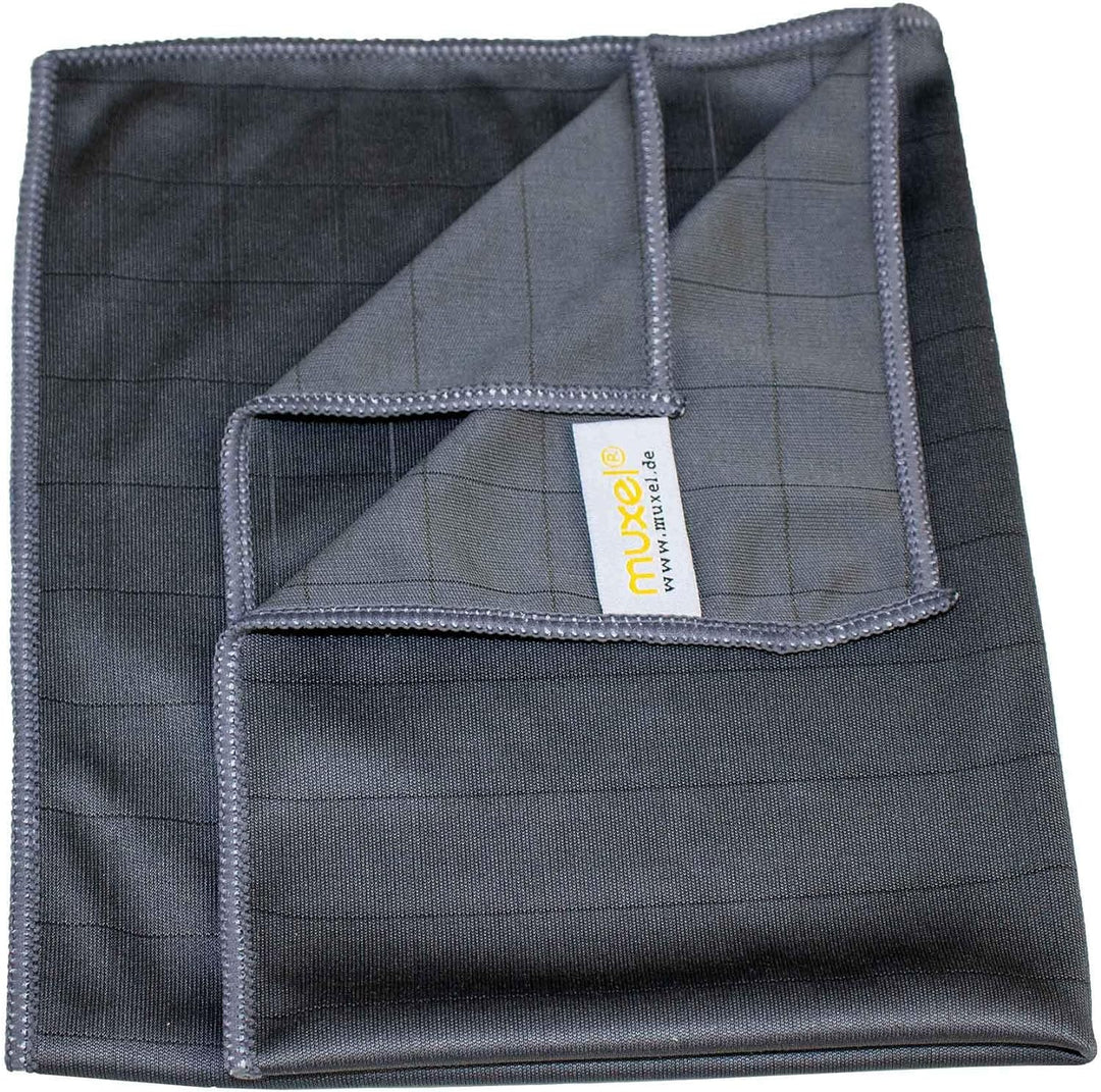 Muxel Carbon Tuch 10 Stück Glaspoliertuch Streifenfrei Fenstertuch Mikrofasertuch