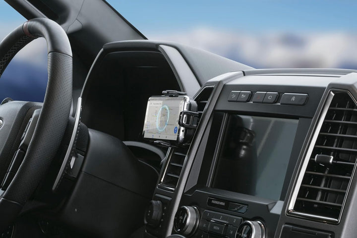 Scosche MagicMount - Kabelloses KFZ-Ladegerät & Einstellbare Halterung für QI-fähige Smartphones, iP