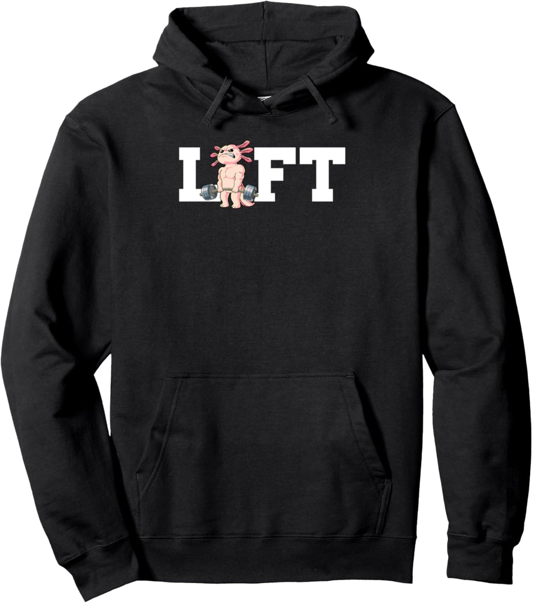 Axolotl Gym Gewichtstraining Lift Deadlift Pullover Hoodie