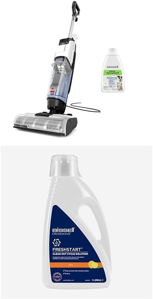 Bissell CrossWave Edge Staubsauger mit Wischfunktion + Bissell FreshStart Reinigungslösung fur Cross