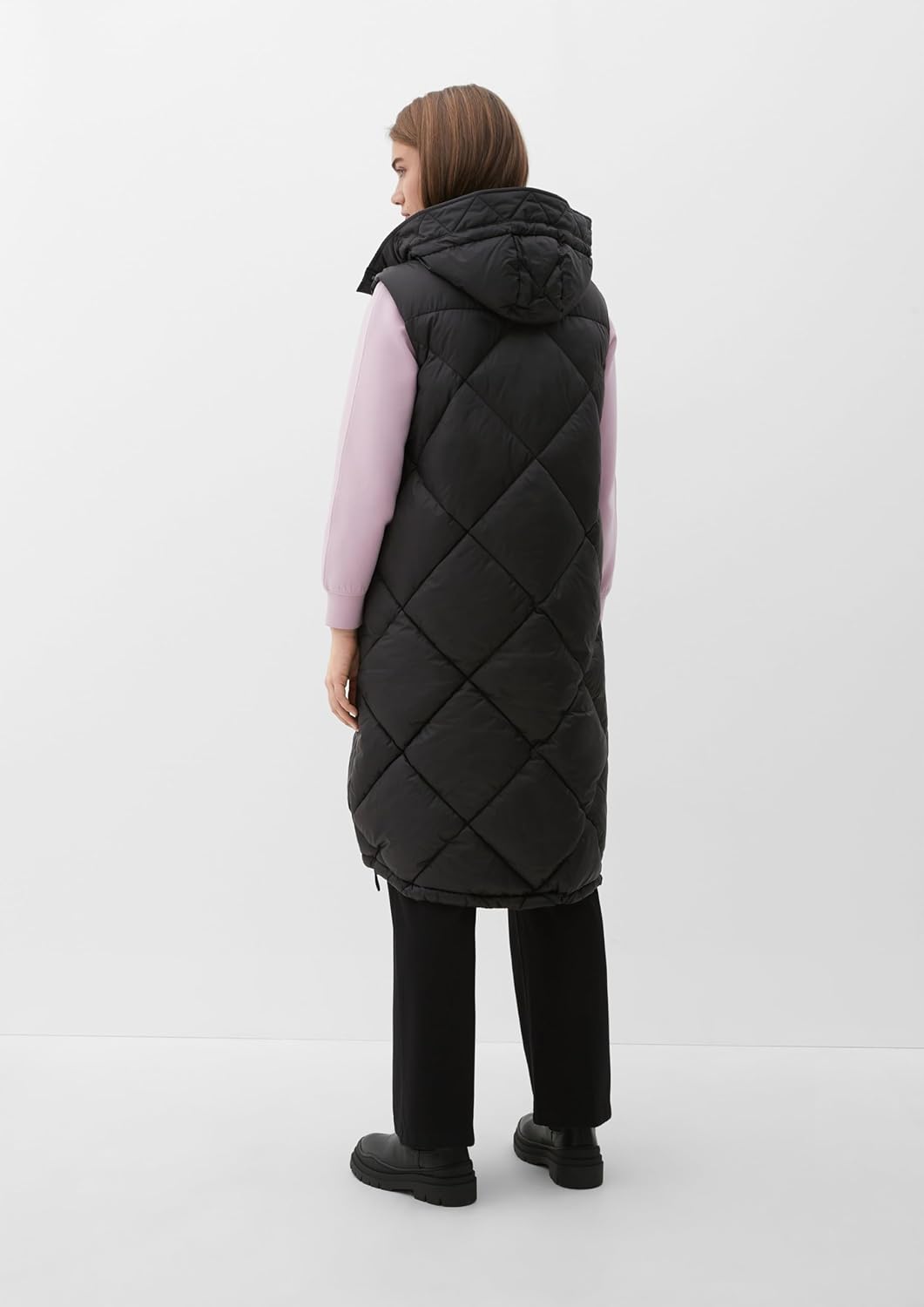 s.Oliver Damen Daunenweste XS Schwarz, XS Schwarz