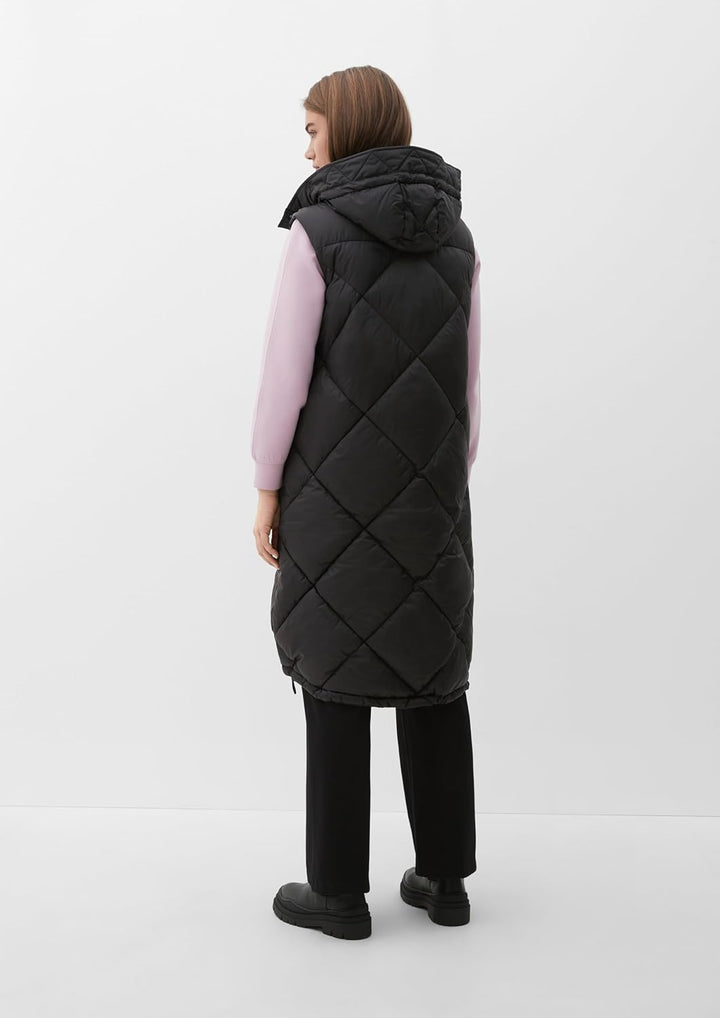 s.Oliver Damen Daunenweste XS Schwarz, XS Schwarz