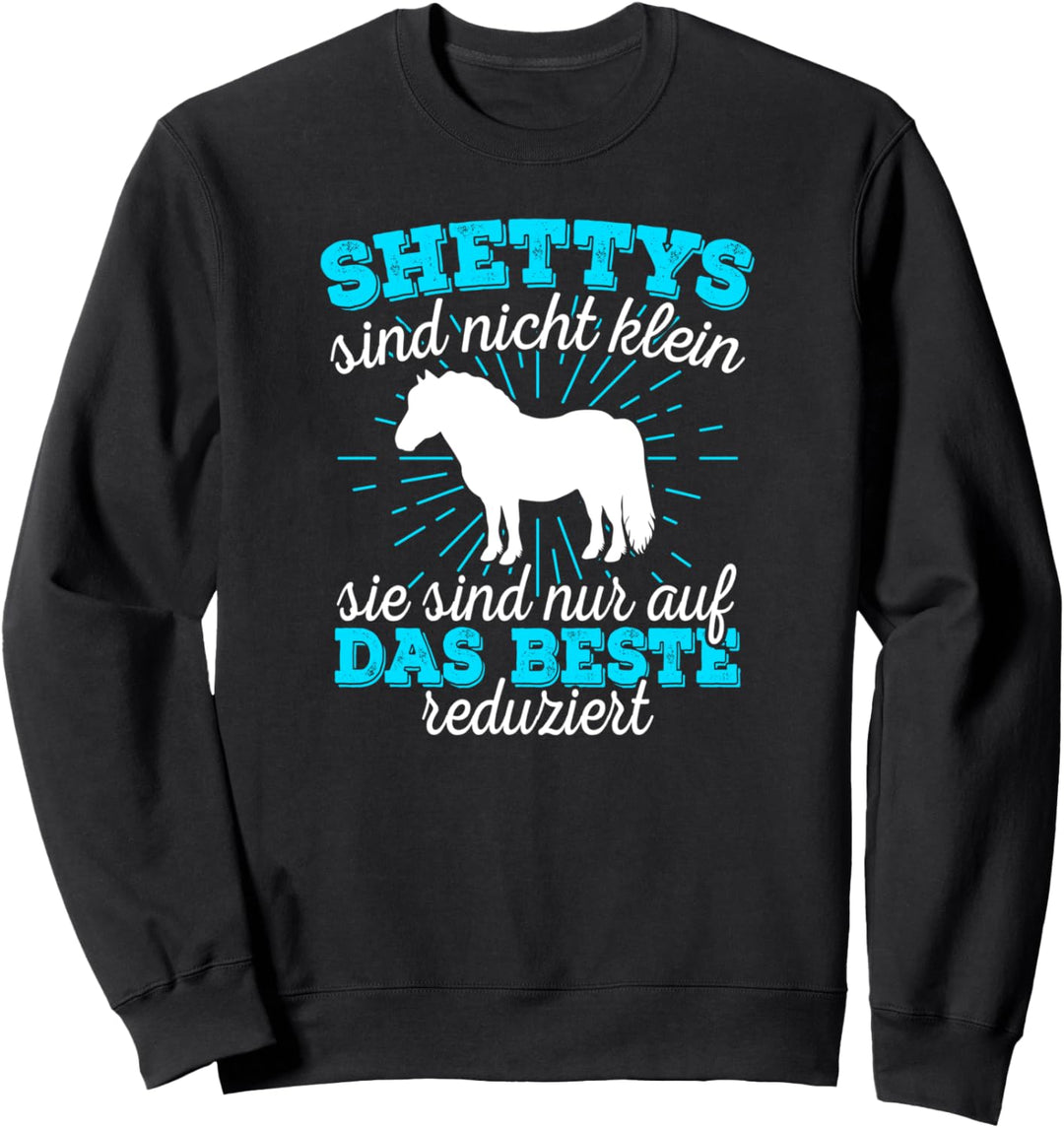 Shetty Shetland Pony Pferd Pferde Reiterin Damen Mädchen Sweatshirt