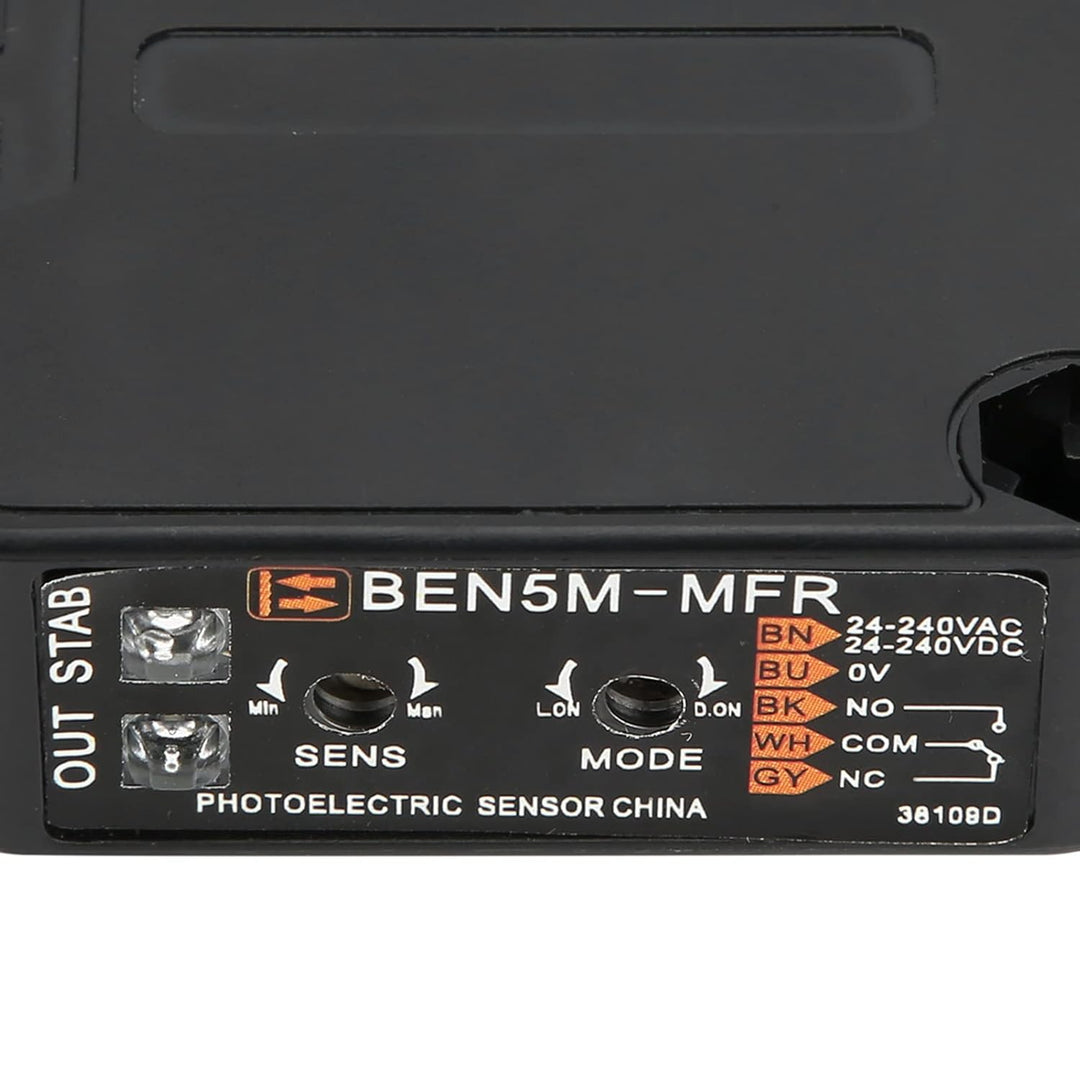 BERM Lichtschranke Universal-Infrarot-Erkennungssensor BEN5M MFR AC 24 240V 5Meter