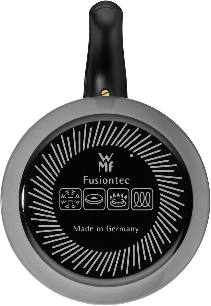 WMF Fusiontec Mineral Milchtopf mit Gladeckel 12 cm, Kochtopf Induktion, High-Tech Keramik, backofen
