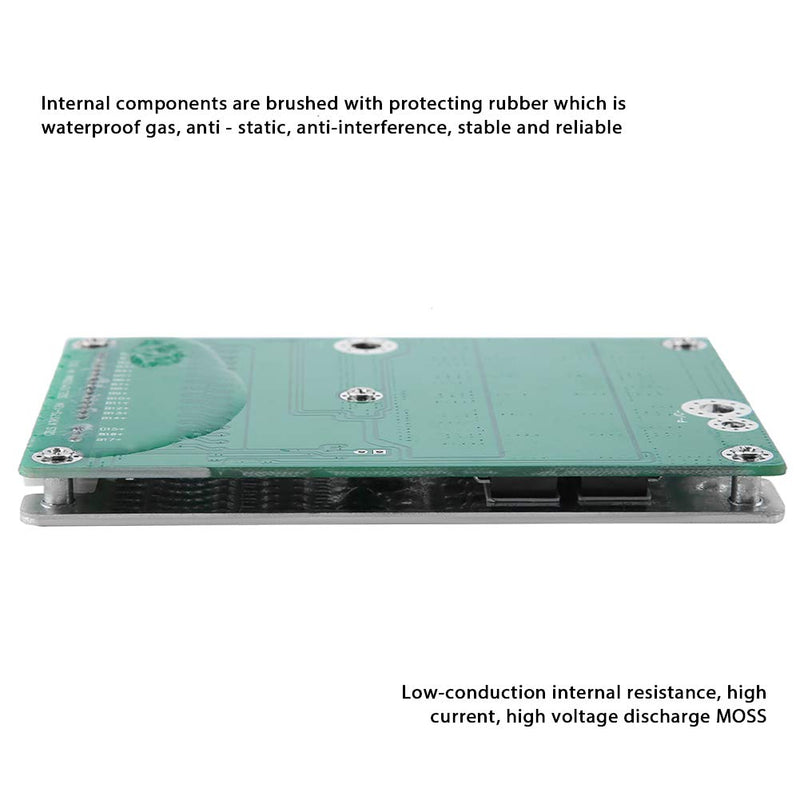 Lithium-Batterie-Schutzplatine, 17s 60V 50A BMS Li-Ionen-Batterie-Ladeschutzplatine mit Balance-Funk