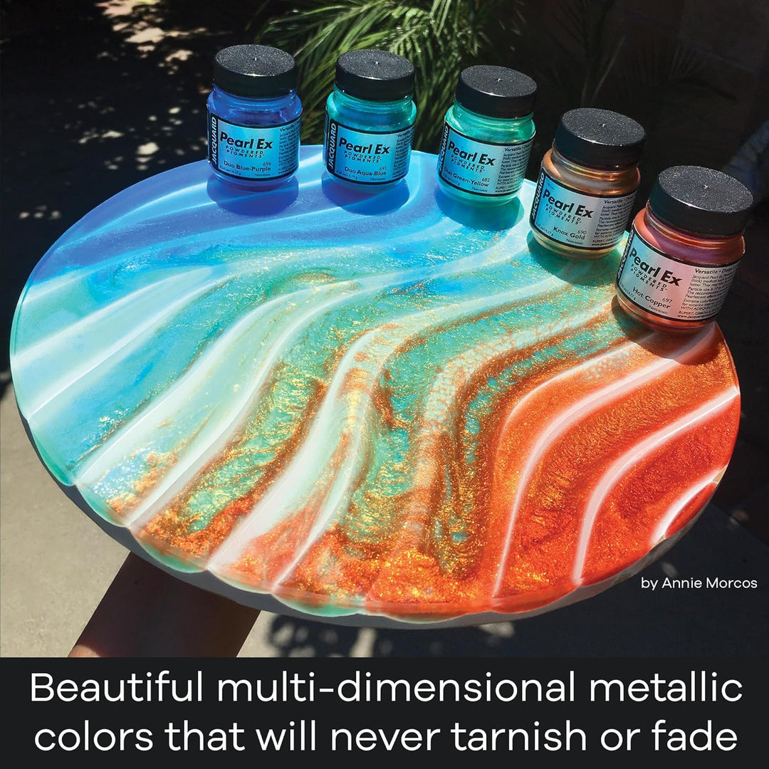 Pearl Ex Pigment Chromatic 8 Color Set by Jacquard