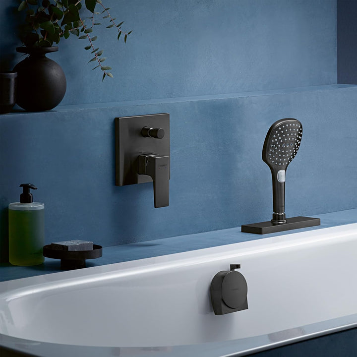 hansgrohe Raindance Select E - wassersparender Duschkopf 8 l/min (EcoSmart), Handbrause mit3 Strahla