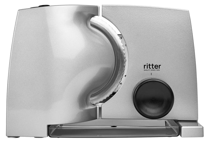 Ritter 518.010 compact 1 elektrischer Allesschneider mit ECO-Motor, made in Germany, Metall,