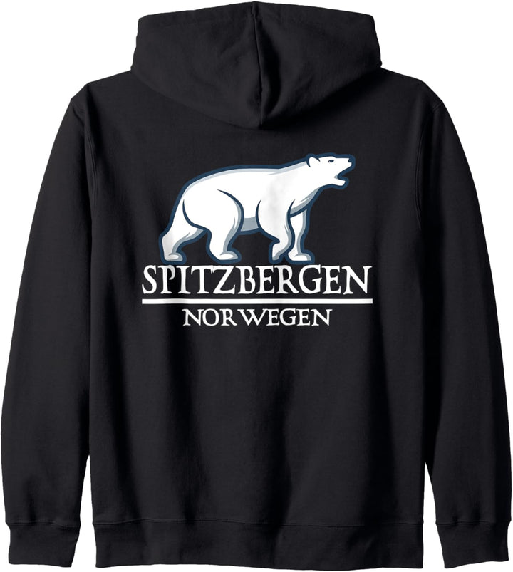 Spitzbergen Eisbär Norge Norway Skandinavien Norwegen Kapuzenjacke