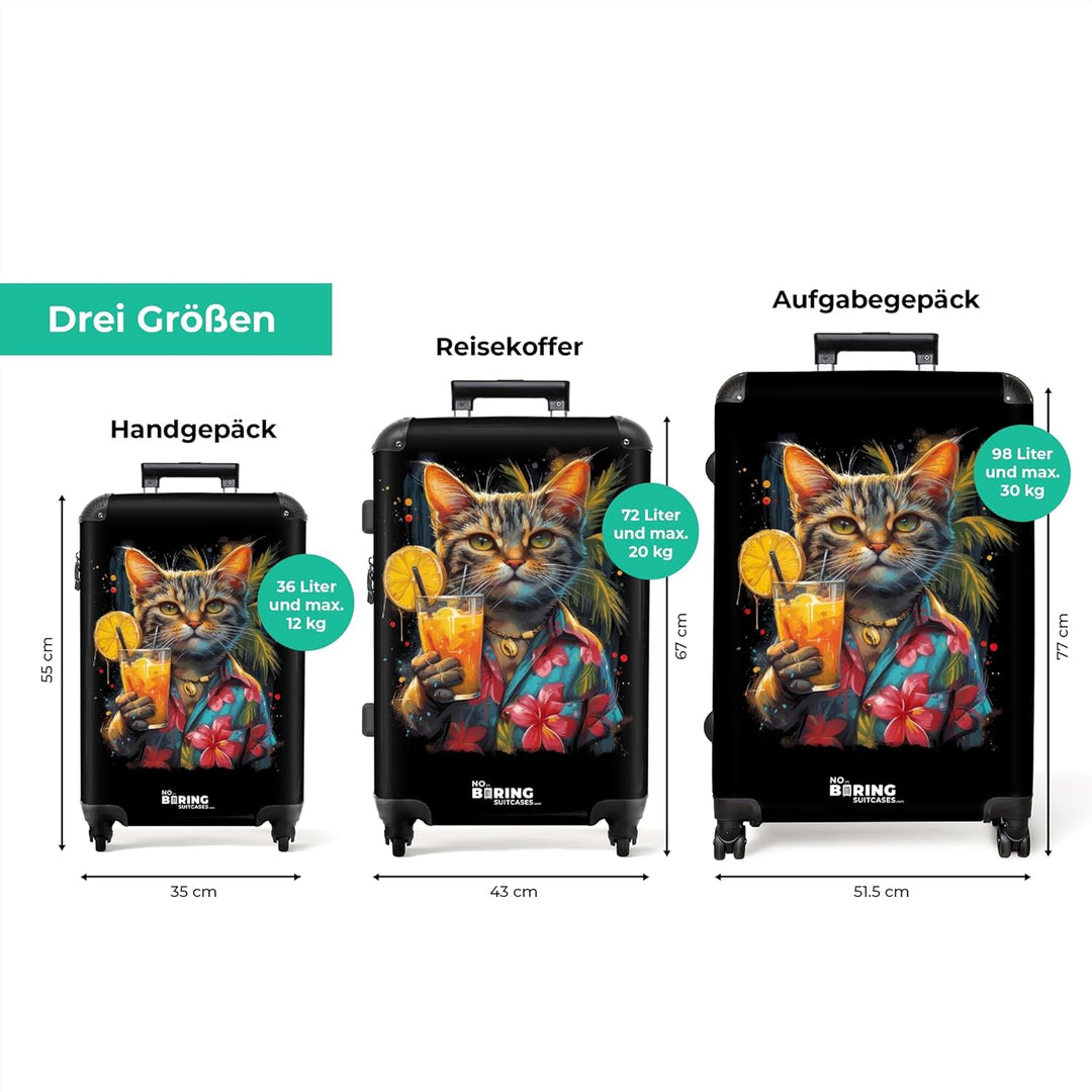 Koffer XL Gross 77x51.5x28 cm Reisekoffer mit Rollen Leicht Trolley grosser Hartschalenkoffer Rollko