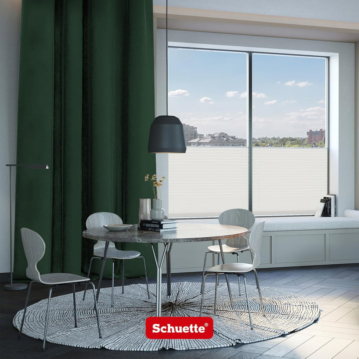 Schuette® Verdunkelungs-Vorhang Gardine mit Ösen ● Millenium Velvet: Dark Forest (Dunkelgrün) ● 135x