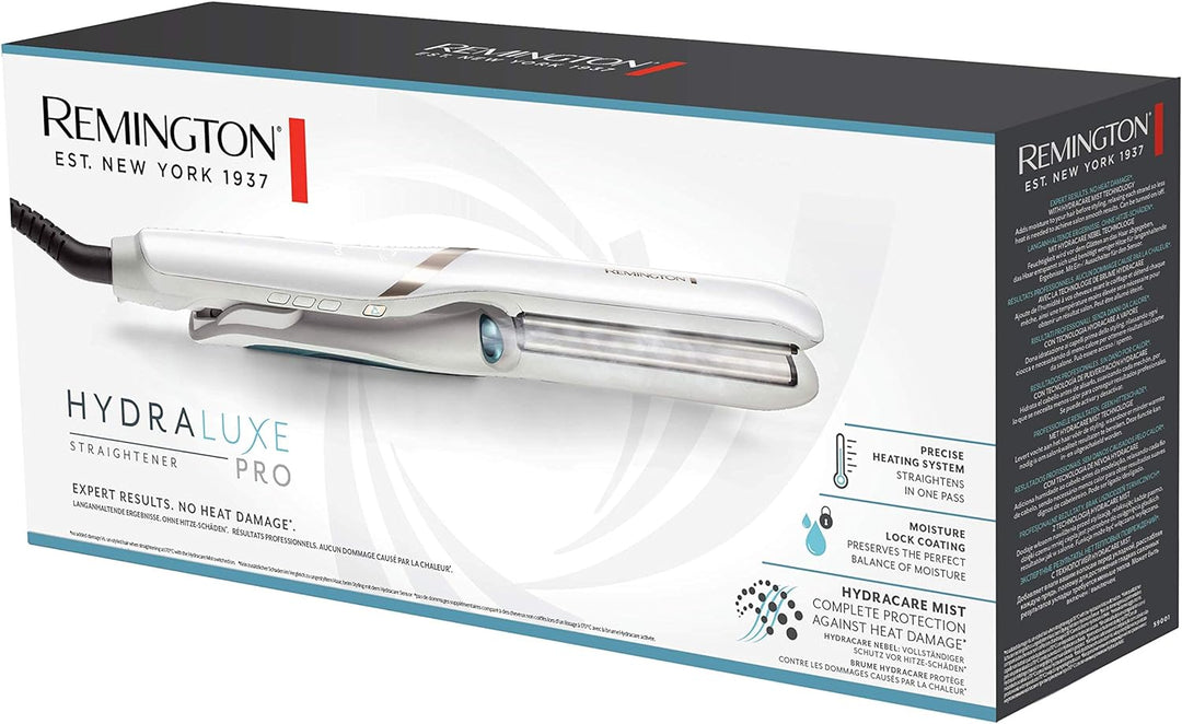 Remington Glätteisen [Testsieger] Hydraluxe Pro (Nebel Technologie "Hydracare" für langanhaltende Er
