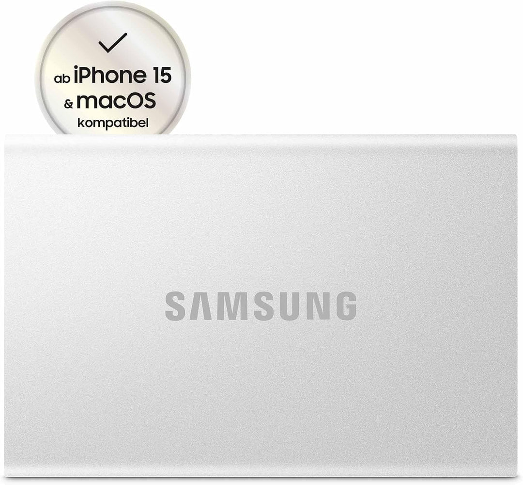 Samsung Portable SSD T7 Resurrected 1 TB, Externe Festplatte, USB 3.2 Gen.2 Highspeed Speicher, Exte