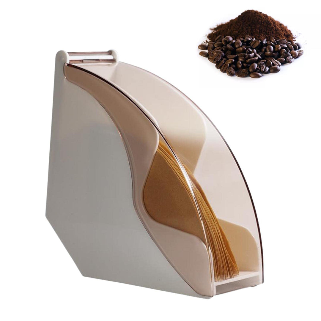 Kaffeefilterhalter, Kaffeefilterbox mit staubdichter, 4 FarbenKaffeefilteraufbewahrung Abdeckung Fil