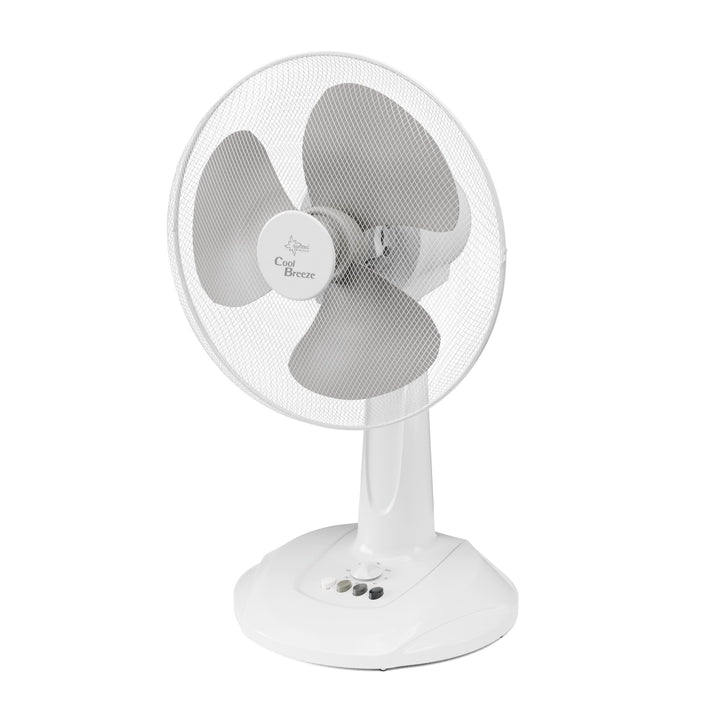 SUNTEC Tischventilator Timer CoolBreeze 3000 TV - Leise 30 cm, 40 Watt | Tisch Ventilator 3 Stufen,