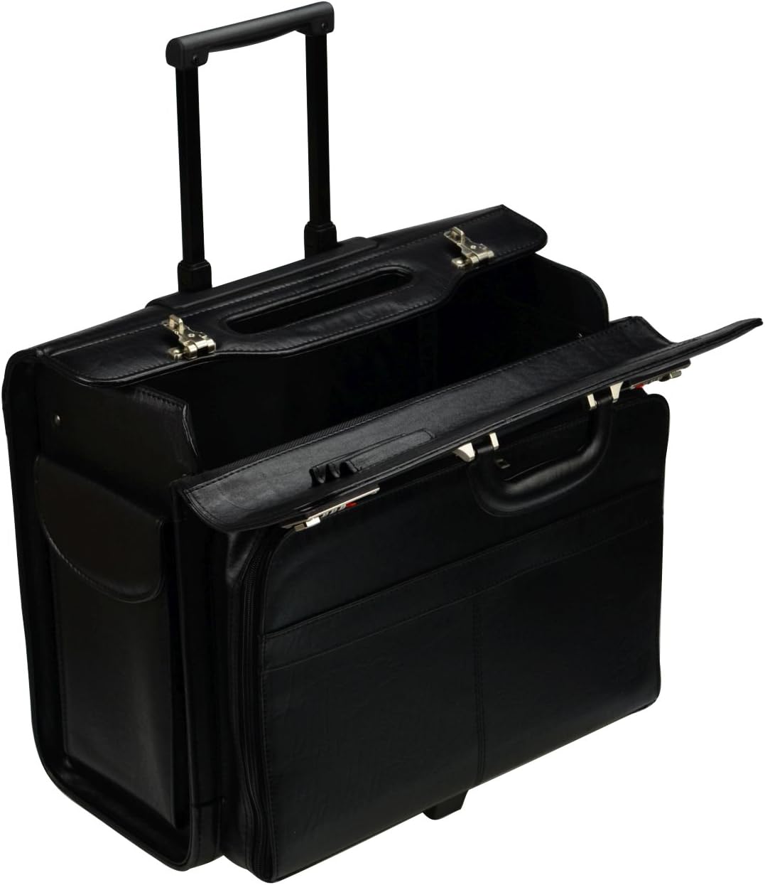ALASSIO Pilotenkoffer Notebookkoffer SAN REMO schwarz