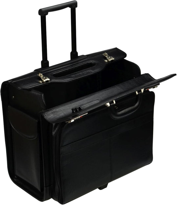 ALASSIO Pilotenkoffer Notebookkoffer SAN REMO schwarz