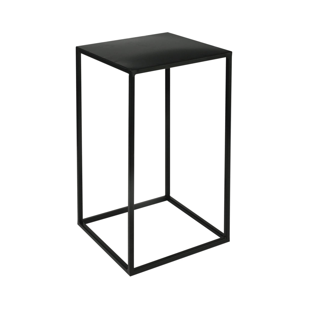 Metall Blumenständer Ständer für Blumentopf Modernes Loft Industriell Plant Stand (Schwarz), Schwarz