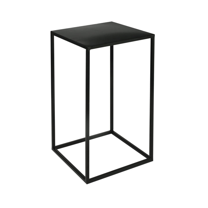 Metall Blumenständer Ständer für Blumentopf Modernes Loft Industriell Plant Stand (Schwarz), Schwarz