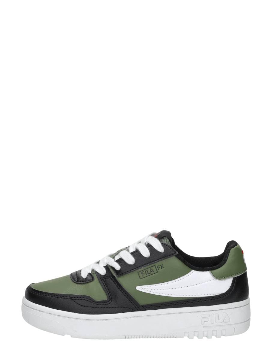 FILA Unisex Kinder Fxventuno Teens Sneaker 38 EU Oil Green Black, 38 EU Oil Green Black
