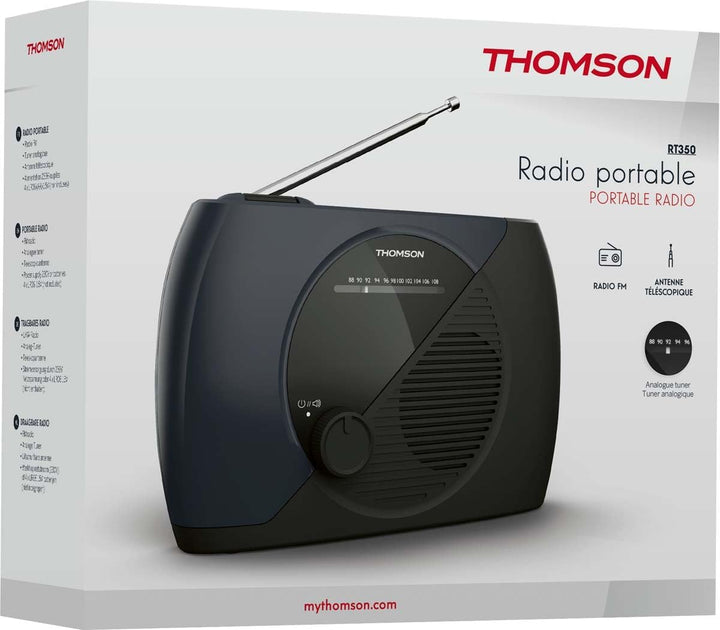 Tragbarer CD-Player Thomson – USB/BT Blau